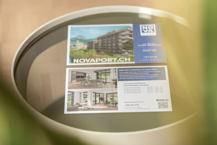 Website, Flyer und Plakate