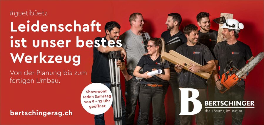 Bertschinger Personalrekrutierung Werbung