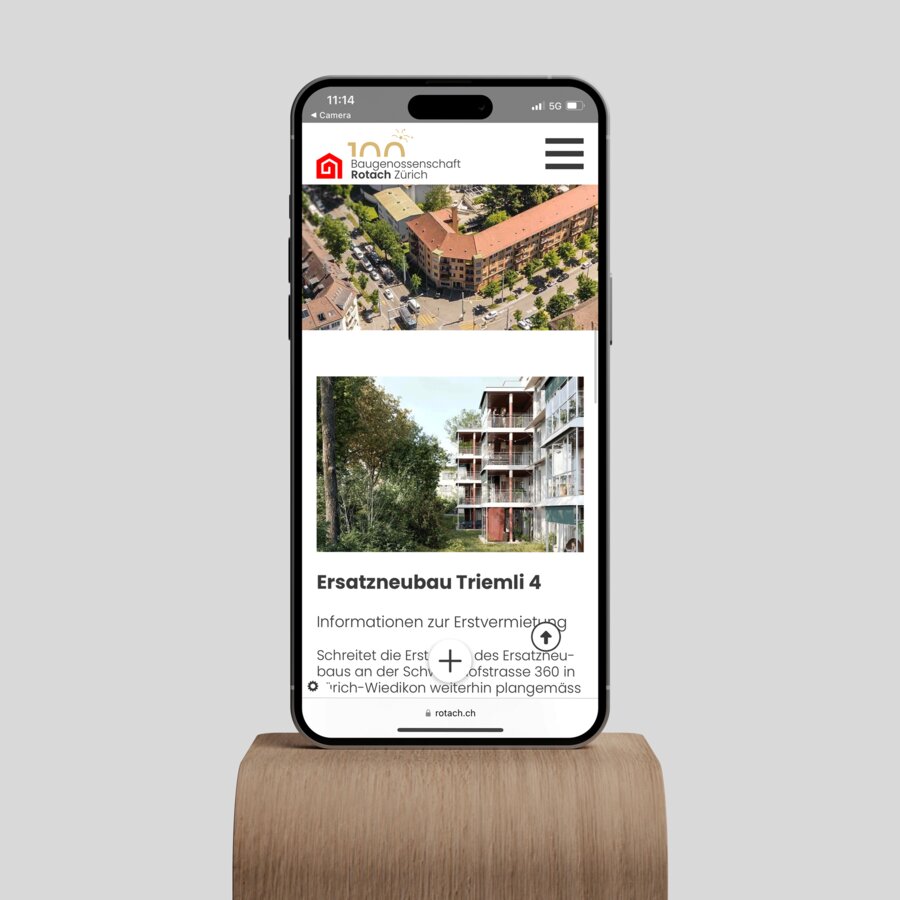 baugenossenschaft Rotach Mobile