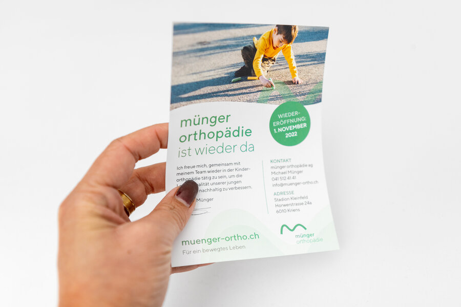 Münger Tasche, Flyer