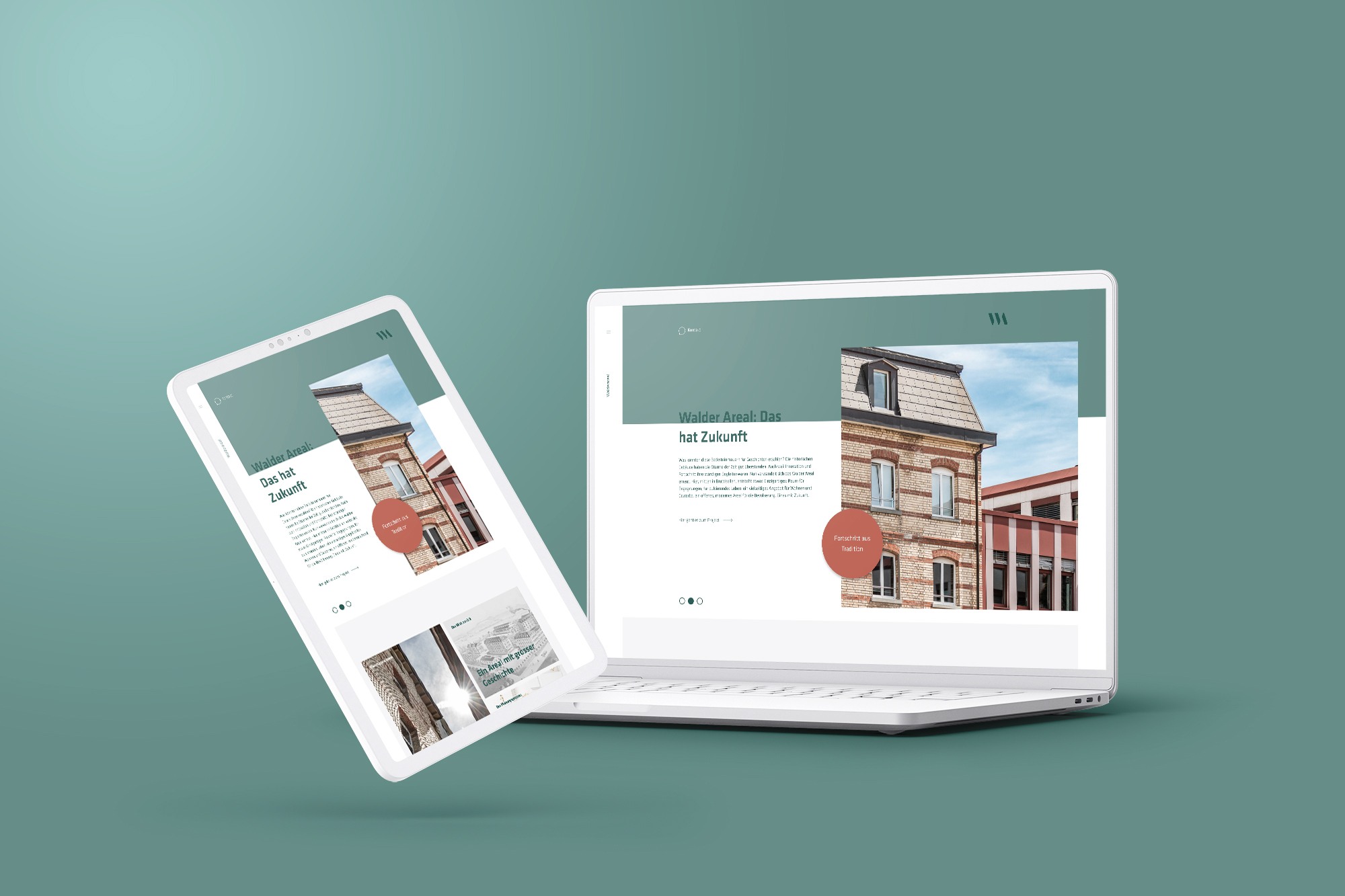 Website Design Arealvermarktung