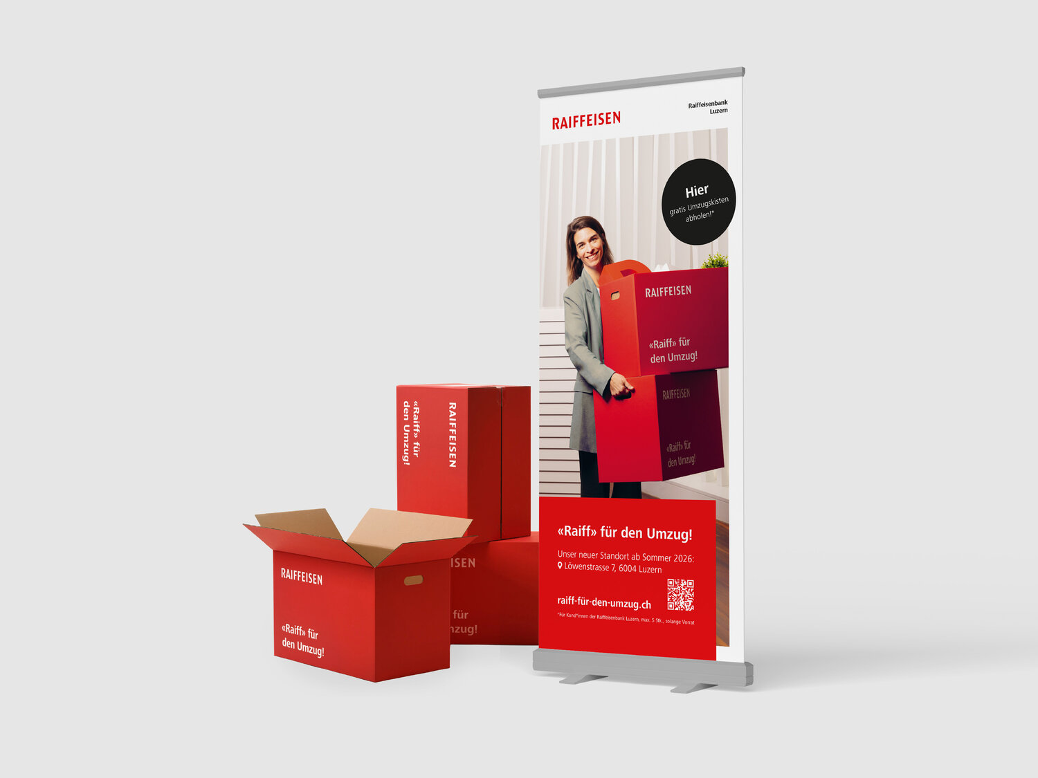 Raiff für den Umzug! Wie wir kommunikativ anpacken