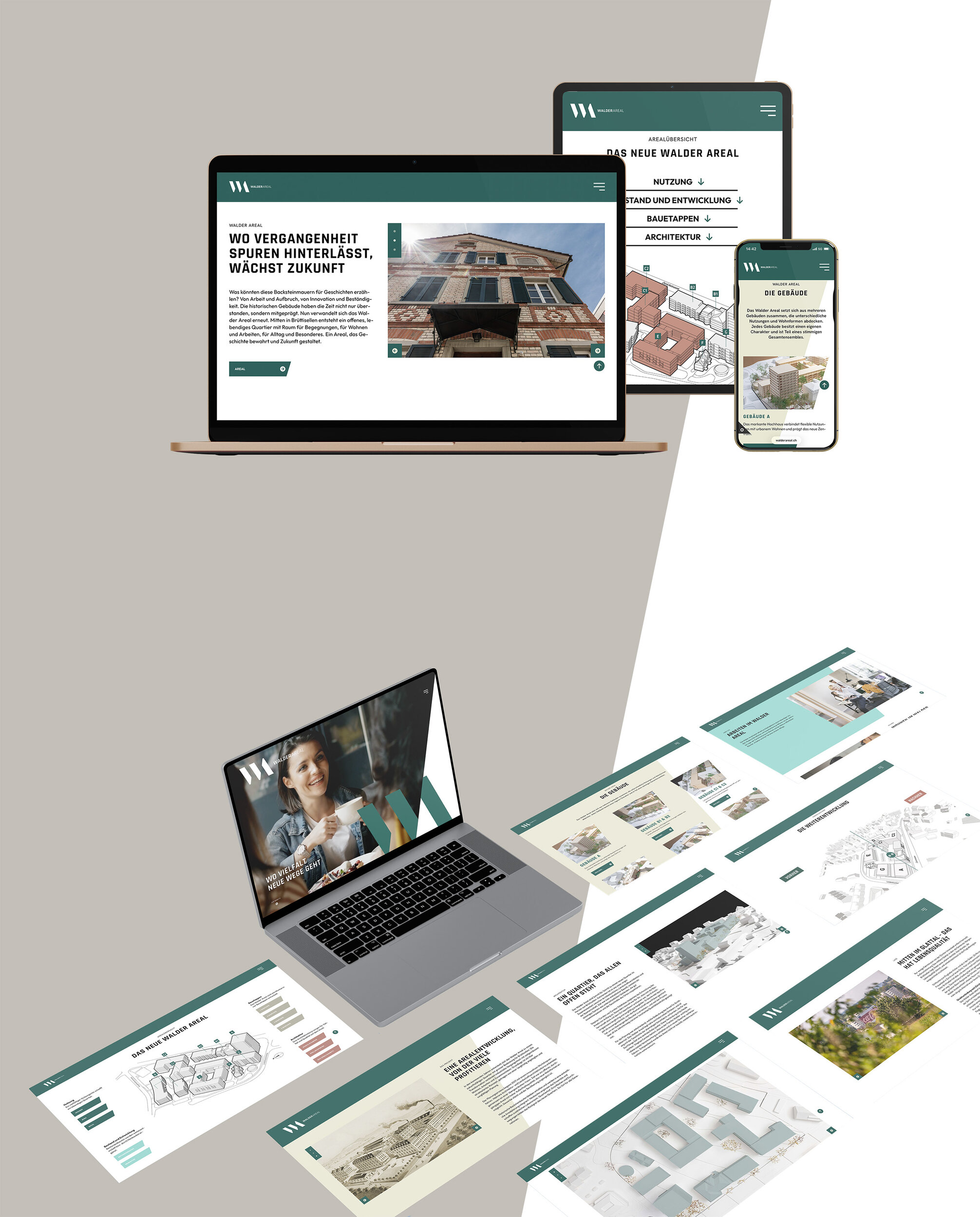 Website Design Arealvermarktung