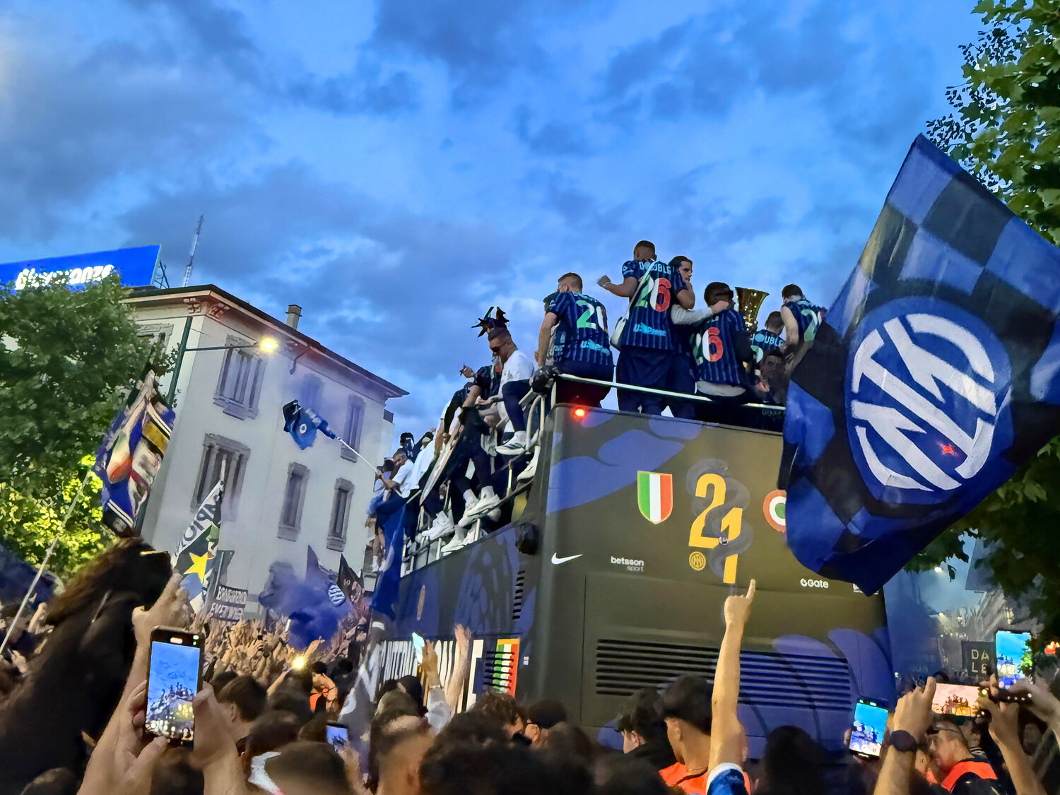 Cacci und seine Nerazzurri