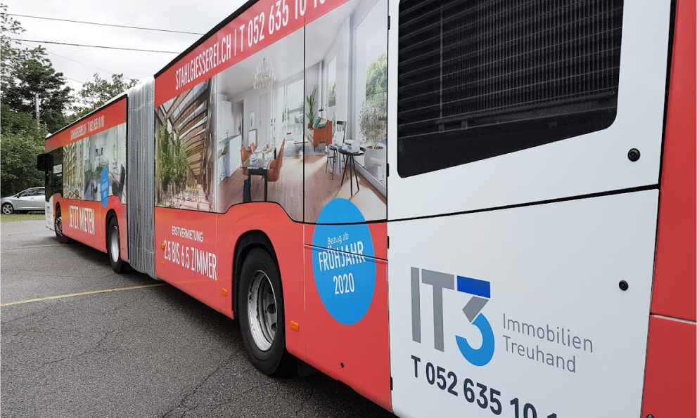 Busbeschriftung Areal